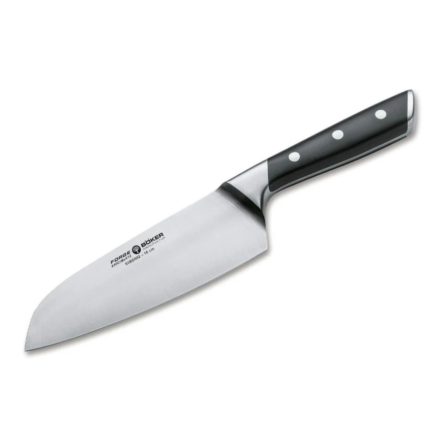 Böker - FORGE santoku kööginuga 16 cm, must