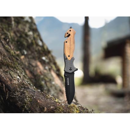 Böker - Taskunuga Magnum Blomkvist Olive 20,5 cm oliivipuu