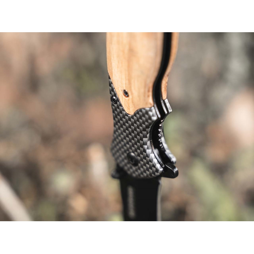 Böker - Taskunuga Magnum Blomkvist Olive 20,5 cm oliivipuu