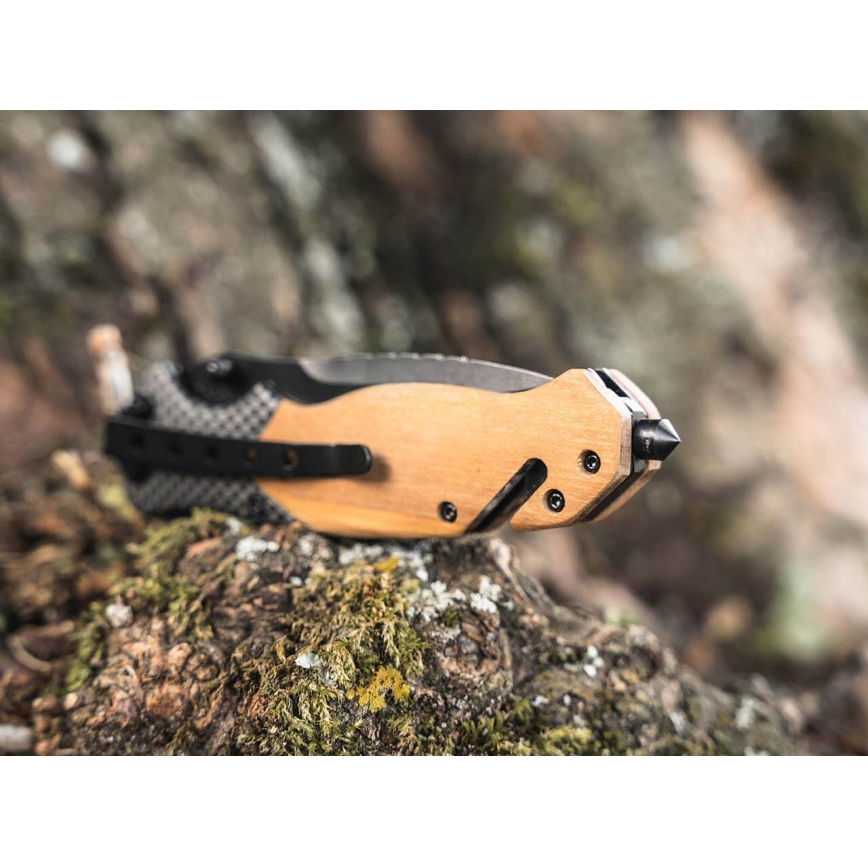 Böker - Taskunuga Magnum Blomkvist Olive 20,5 cm oliivipuu