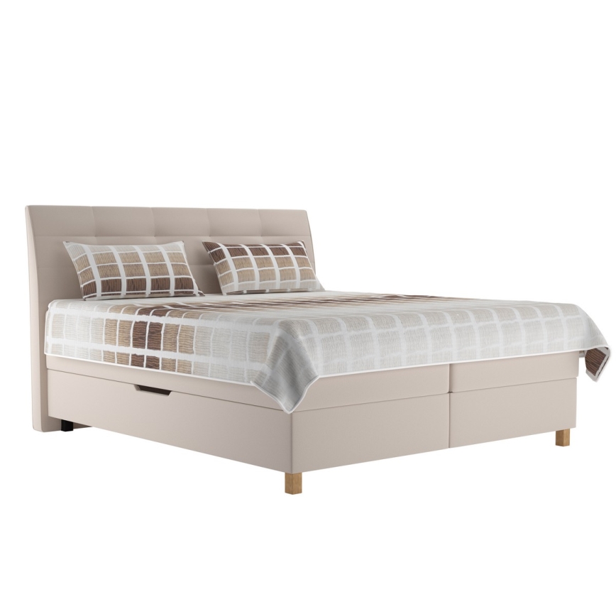 Boxspringvoodi koos madratsiga BEA 160x200 cm beež