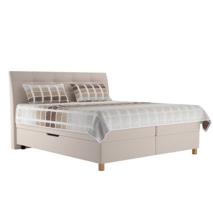 Boxspringvoodi madratsiga BEA 160x200 cm beež