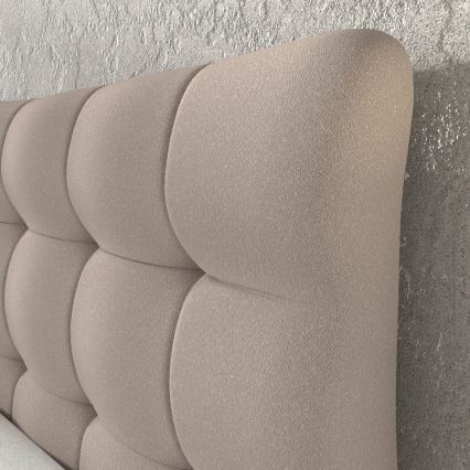 Boxspringvoodi koos madratsite ja pealiskihiga SOFIA 180x200 cm beež