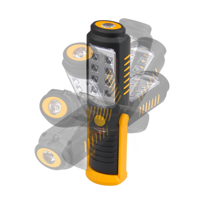 Brennenstuhl - LED Tööstuslik taskulamp LED/3xAA oranž