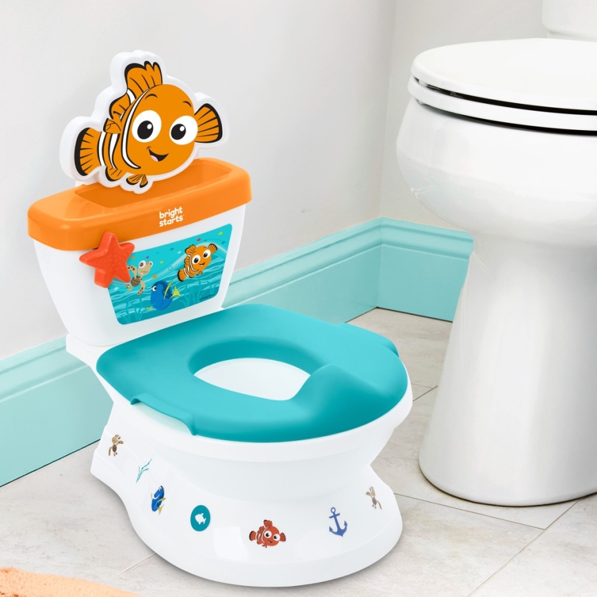 Bright Starts - Laste potitool heliefektiga MY SIZE Finding Nemo 2xAAA