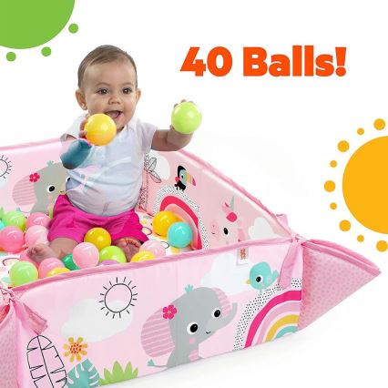 Bright Starts - Laste tegelustekk 5-ühes YOUR WAY BALL PLAY 3xAA roosa