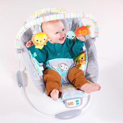 Bright Starts - Vibreeriv lamamistool muusikaga WHIMSICAL WILD 3xLR14