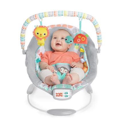 Bright Starts - Vibreeriv lamamistool muusikaga WHIMSICAL WILD 3xLR14