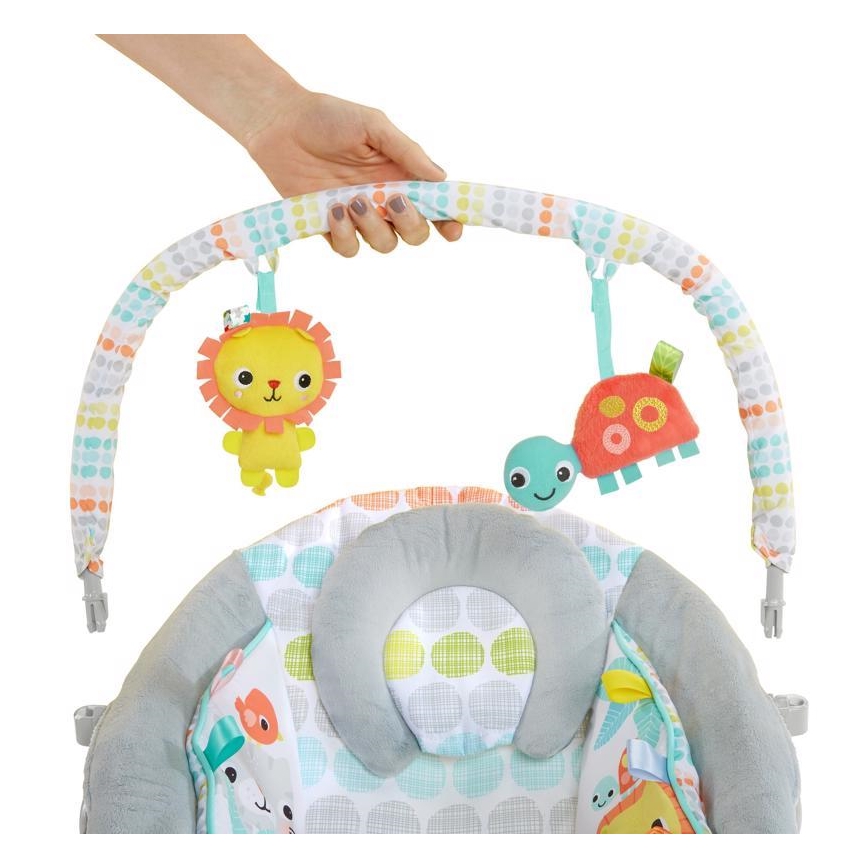 Bright Starts - Vibreeriv lamamistool muusikaga WHIMSICAL WILD 3xLR14