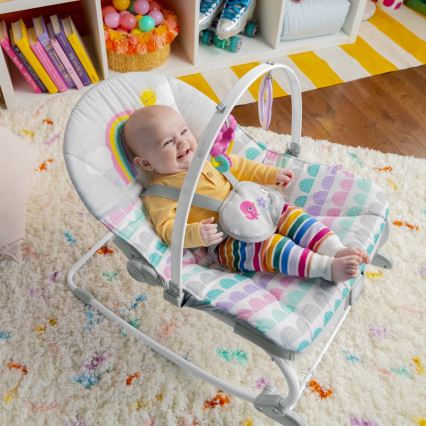Bright Starts - Vibreeriv lamamistool ROSY RAINBOW 1xLR14