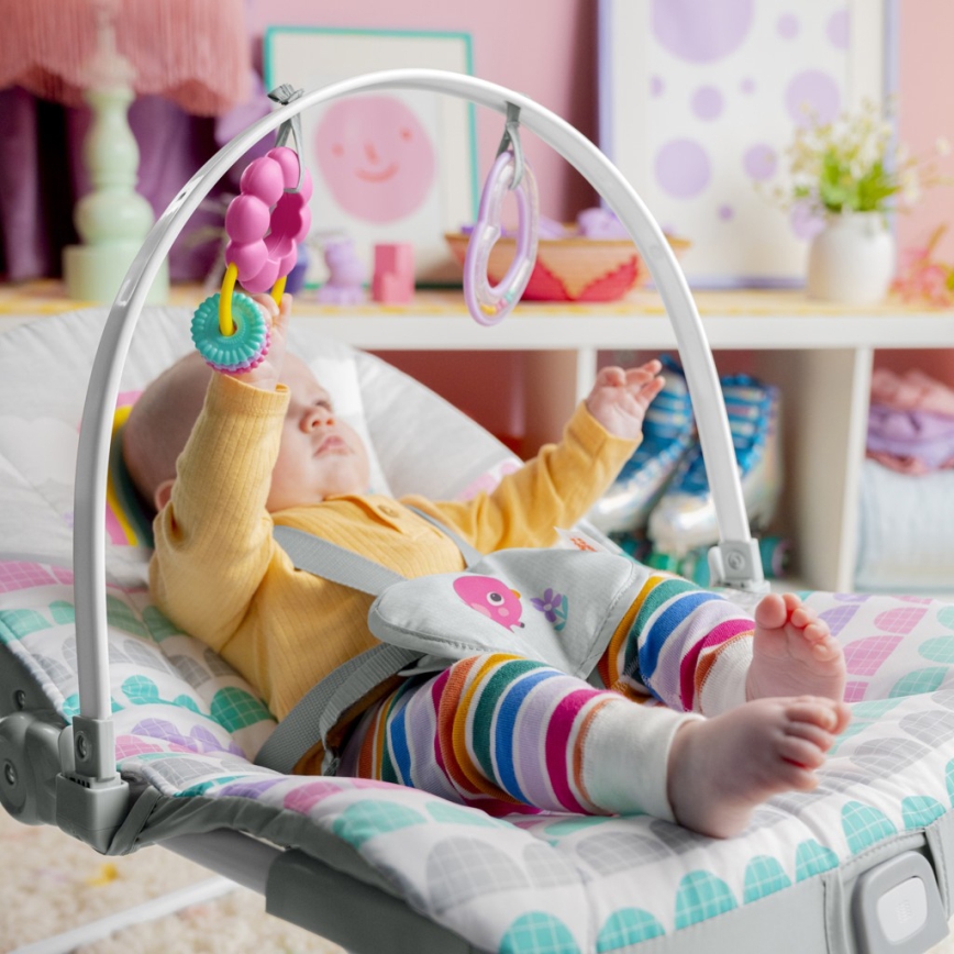 Bright Starts - Vibreeriv lamamistool ROSY RAINBOW 1xLR14