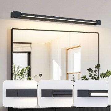 BRILAGI - AQUA LINE LED vannitoa peegli valgusti LED/28W/230V 100 cm IP44 must CRI 90
