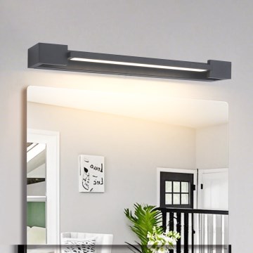 Brilagi - AQUA LINE LED-vannitoa peeglivalgusti, 12 W, 230 V, 45 cm, IP44, antratsiit
