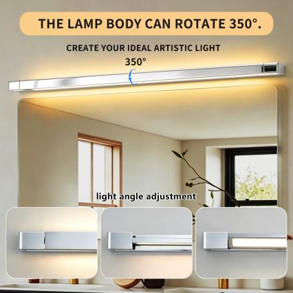 BRILAGI - LED vannitoa peegli valgustus AQUA LINE LED/36W/230V 120 cm IP44 läikiv kroom CRI 90