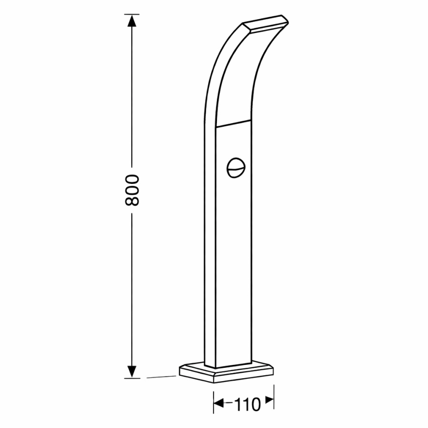 Brilagi - LED välisvalgusti liikumisanduriga ARCELO LED/9W/230V 80 cm IP44