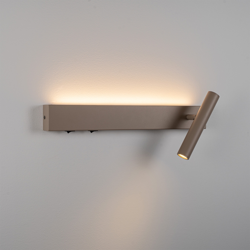 BRILAGI - ARLIX LED seinale suunatav punktvalgusti LED/3W/230V + LED/7W beež CRI 90