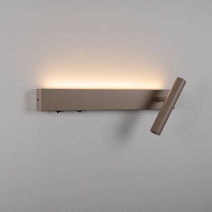 BRILAGI - ARLIX LED seinale suunatav punktvalgusti LED/3W/230V + LED/7W beež CRI 90