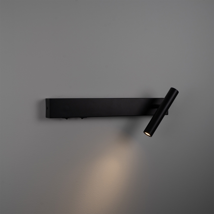 BRILAGI - ARLIX LED seinapunktvalgusti LED/3W/230V + LED/7W, must, CRI 90