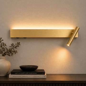 BRILAGI - ARLIX LED seinavalgusti (spot) LED/3W/230V + LED/7W, kuldne, CRI 90