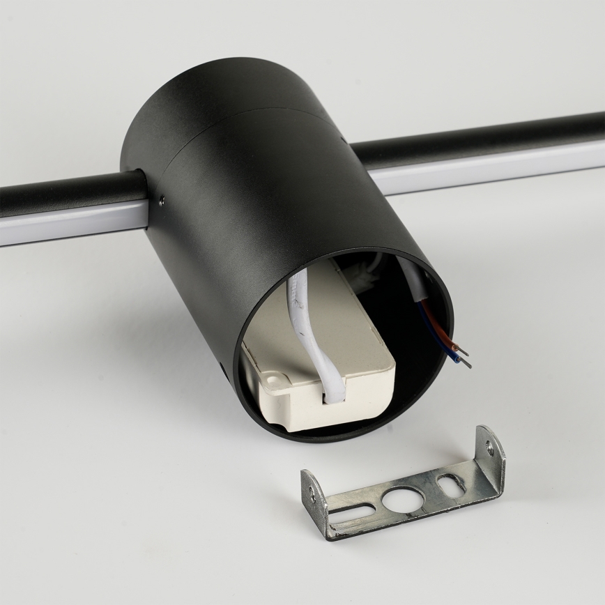 Brilagi - AURA LED välisseinavalgusti LED/12W/230V 4000K IP54 65 cm must CRI 90