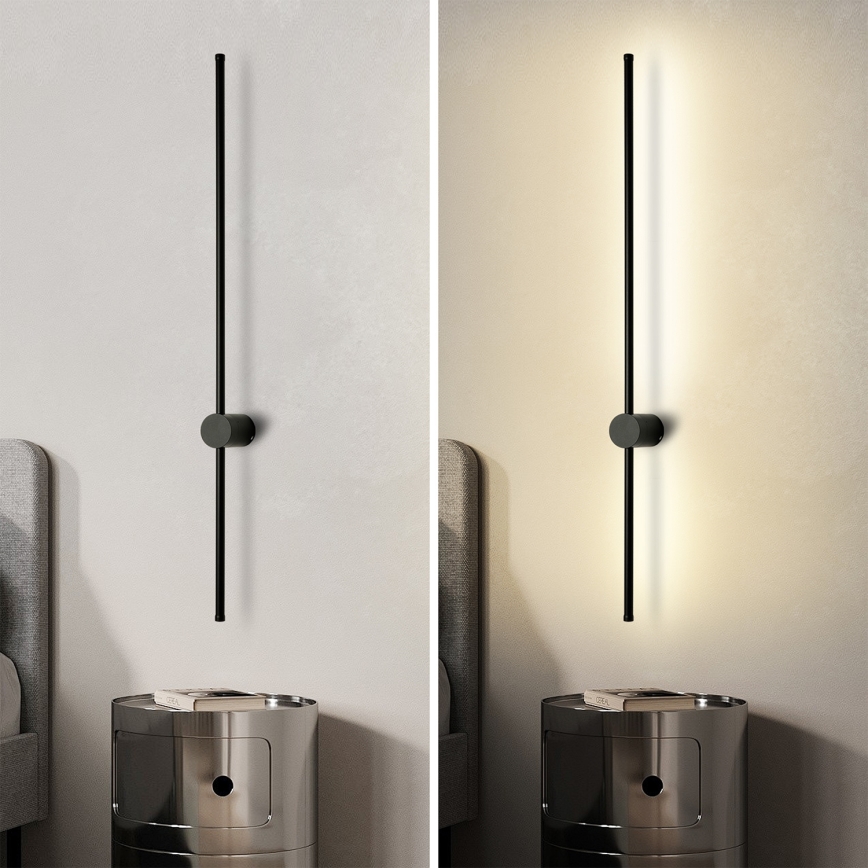 Brilagi - LED välisseinale paigaldatav seinavalgusti AURA LED/20W/230V 3000K IP54 97 cm must