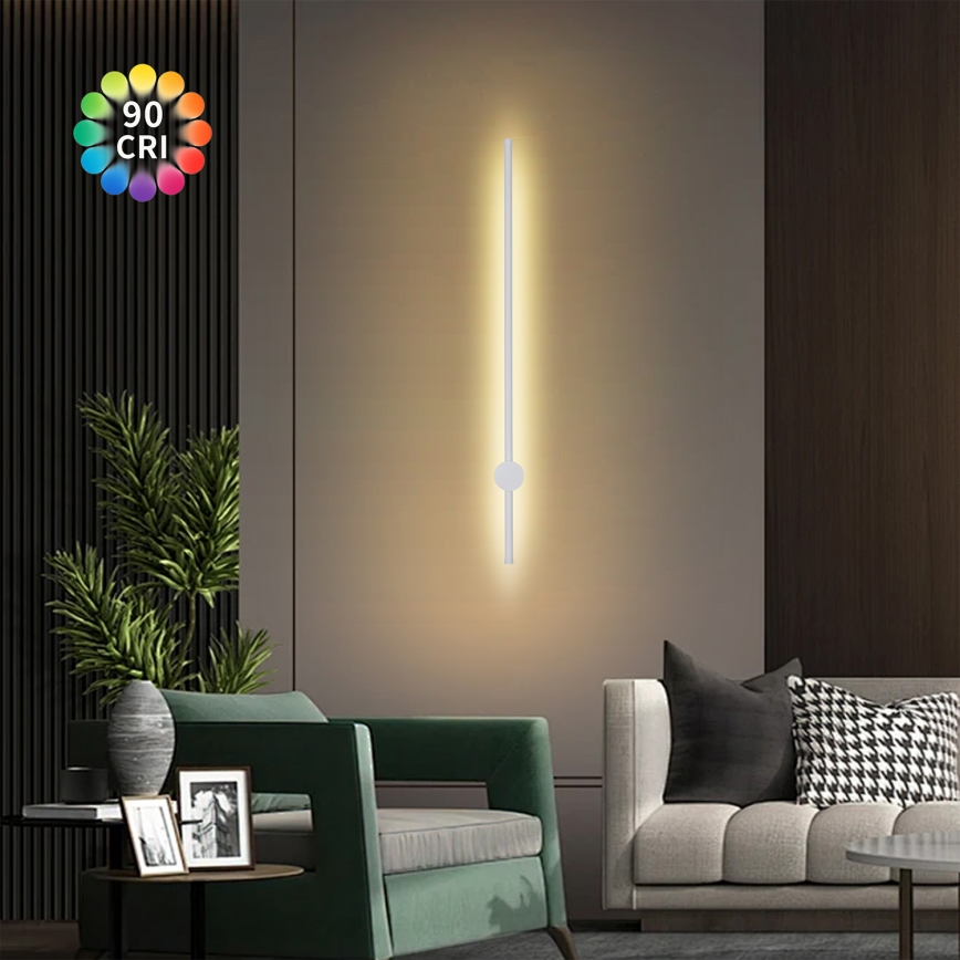 Brilagi - LED välisseinavalgusti AURA LED/20W/230V 3000K IP54 97 cm valge CRI 90
