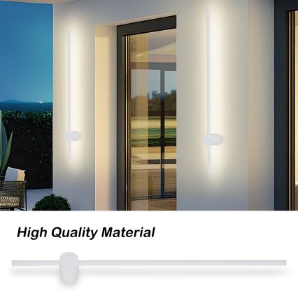 Brilagi - LED välisseinavalgusti AURA LED/20W/230V 3000K IP54 97 cm valge CRI 90