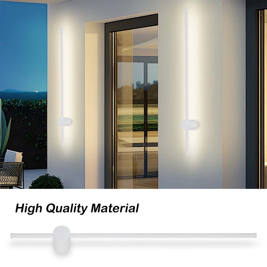 Brilagi - LED välisseinavalgusti AURA LED/20W/230V 3000K IP54 97 cm valge CRI 90