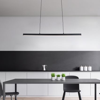 Brilagi - AXIS LED-rippvalgusti kaablil LED/30W/230V must