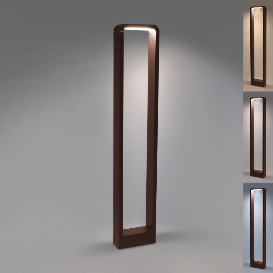 Brilagi - BARI LED välisvalgusti, 7 W, 230 V, 3000/4000/6000 K, pruun, IP54, 80 cm