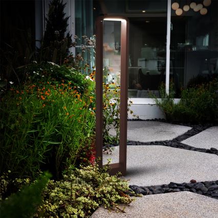 Brilagi - BARI LED välisvalgusti, 7 W, 230 V, 3000/4000/6000 K, pruun, IP54, 80 cm