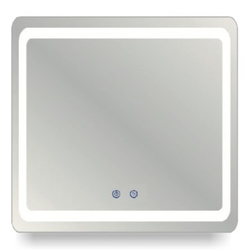 Brilagi - BELLA LED hämardatav vannitoapeegel soojenduse ja taustvalgusega LED/16W/230V 60x60 cm 3000/4000/6500K IP44