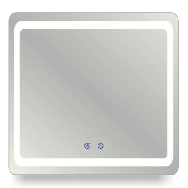 Brilagi - BELLA LED hämardatav vannitoapeegel soojenduse ja taustvalgusega LED/16W/230V 60x60 cm 3000/4000/6500K IP44