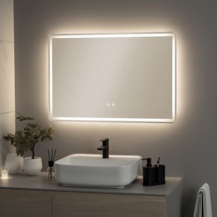 Brilagi - LED-vannitoa soojendusega peegel BELLA LED/19W/230V 60x90 cm IP44 CRI 90 hämardatav + CCT