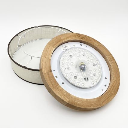 Brilagi - BELLADONNA LED-laelamp 20W/230V, Ø 30 cm, kreemjas/tamm