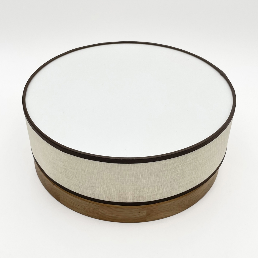 Brilagi - BELLADONNA LED-laelamp 20W/230V, Ø 30 cm, kreemjas/tamm