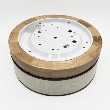 Brilagi - BELLADONNA LED-laelamp 20W/230V, Ø 30 cm, kreemjas/tamm