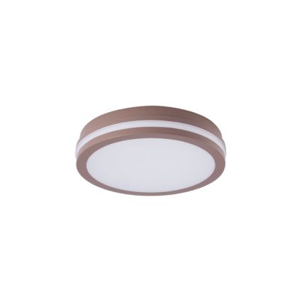 Brilagi - LED välisvalgusti BENE liikumisanduriga LED/24W/230V läbimõõduga 26 cm pruun IP54