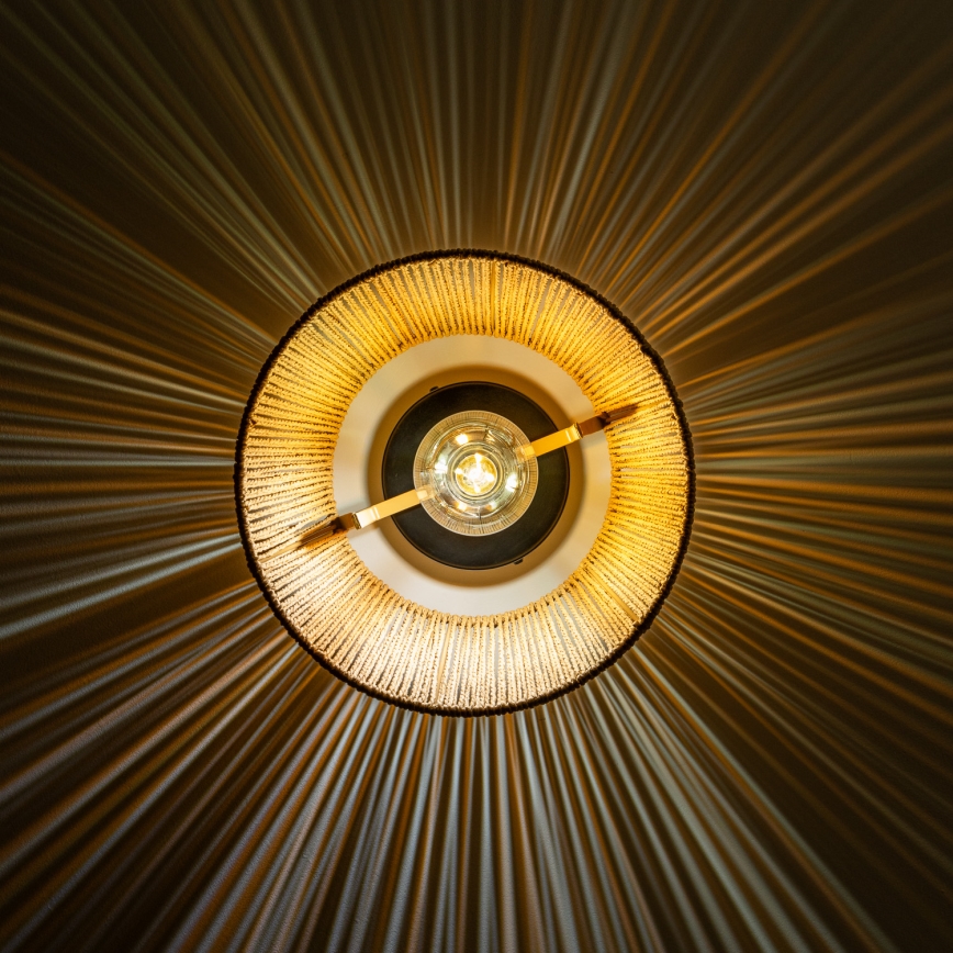 Brilagi - CERIA BOHO LED-pinnapealne lühter 1xE27/40W/230V, läbimõõt 28 cm, pruun