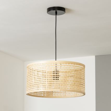 Brilagi - CERIA BOHO LED-rippvalgusti juhtmega 1xE27/40W/230V Ø 25 cm, bambusest