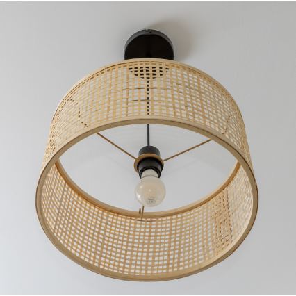 Brilagi - CERIA BOHO LED-rippvalgusti juhtmega 1xE27/40W/230V Ø 25 cm, bambusest
