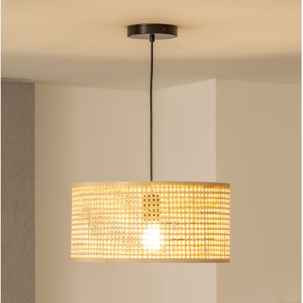 Brilagi - CERIA BOHO LED-rippvalgusti juhtmega 1xE27/40W/230V Ø 25 cm, bambusest