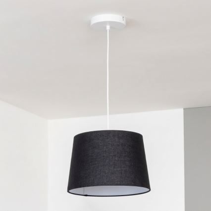 Brilagi - CERIA LED-lühter kaablil, 1x E27 (kuni 40 W), 230 V, läbimõõt 30 cm, must
