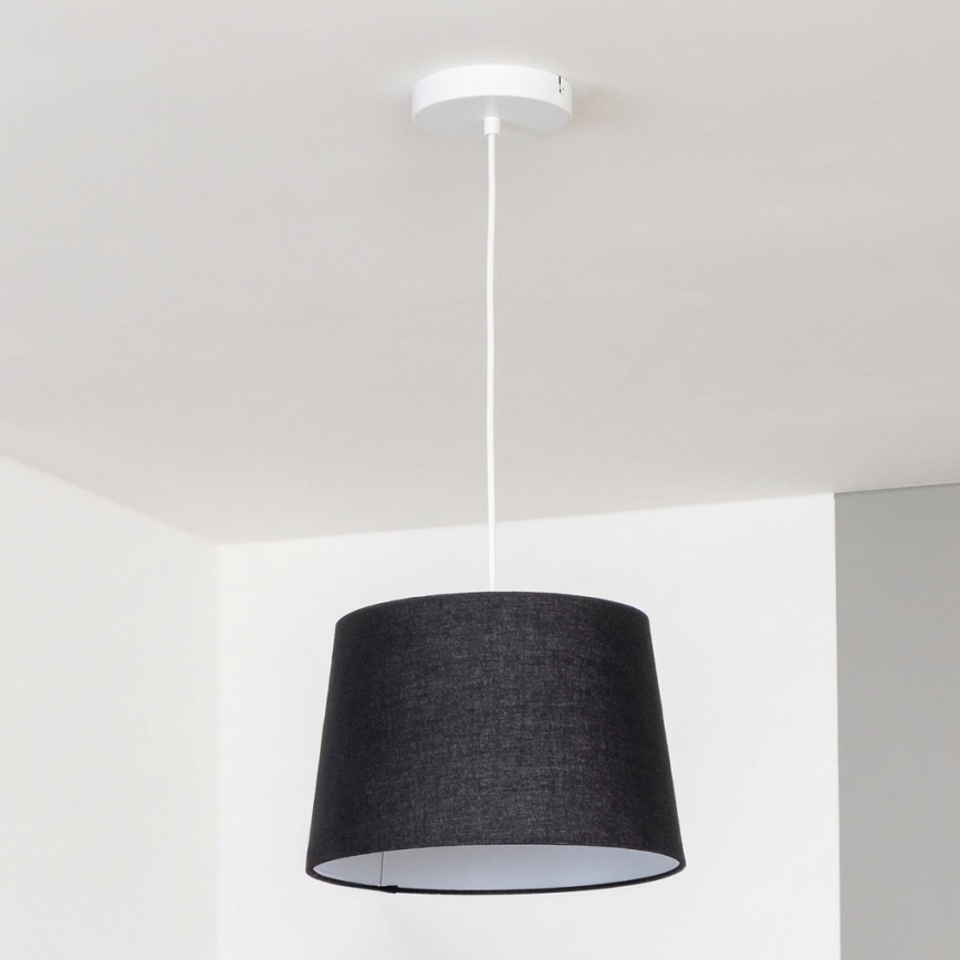 Brilagi - CERIA LED-lühter kaablil, 1x E27 (kuni 40 W), 230 V, läbimõõt 30 cm, must
