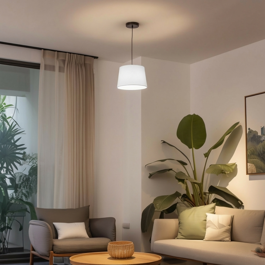 Brilagi - CERIA LED-rippvalgusti juhtmel 1xE27/40W/230V, läbimõõt 30 cm, valge