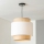 Brilagi - CERIA rippvalgusti kaabliga, 1xE27/40W/230V, läbimõõt 30 cm, must/beež/valge