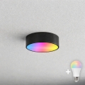 BRILAGI - CLARE LED RGBW hämardatav vannitoa laevalgusti 1xE27/12W/230V 2700-6500K Ø 20 cm IP54 must