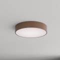 Brilagi - CLARE vannitoa laelamp liikumis- ja hämarussensoriga, 3xE27/24W/230V, Ø40 cm, pruun, IP54