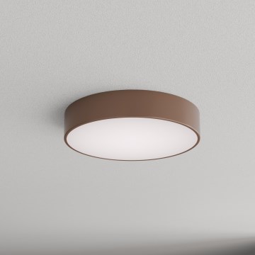 Brilagi - CLARE vannitoa laelamp liikumis- ja hämarussensoriga, 3xE27/24W/230V, Ø40 cm, pruun, IP54