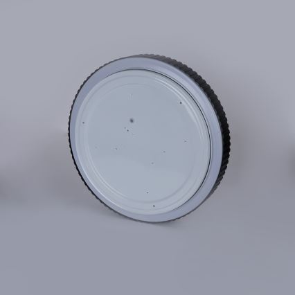 Brilagi - hämardatav LED-laelamp CORVO LED/54W/230V 3000-6000K must, läbimõõt 40 cm + kaugjuhtimispult